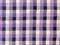 Purple-Multi Cotton Spandex Stretch Check Gingham Woven Fabric By the Yard